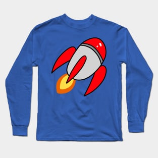 Chubby Rocket Ship Long Sleeve T-Shirt